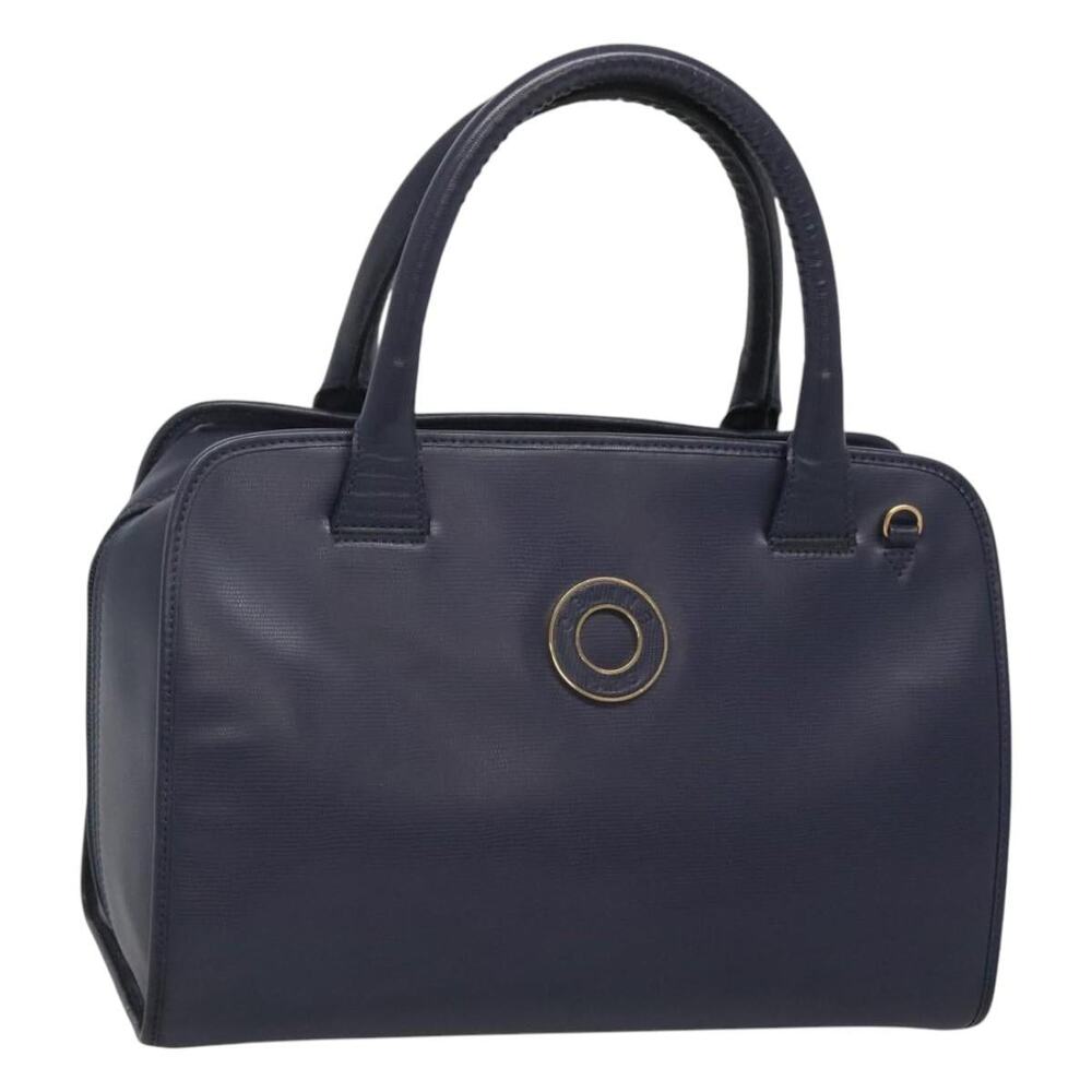 CELINE Hand Bag Leather Blue Gold - Picture 1 of 12